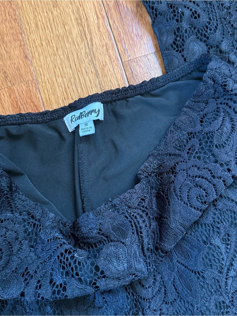 Whimsigoth Black Lace Pants with Built in Shorts - Picture 2 of 8
